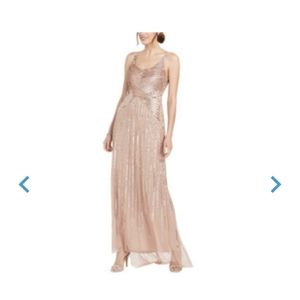 Tank beaded gown by adriana papell